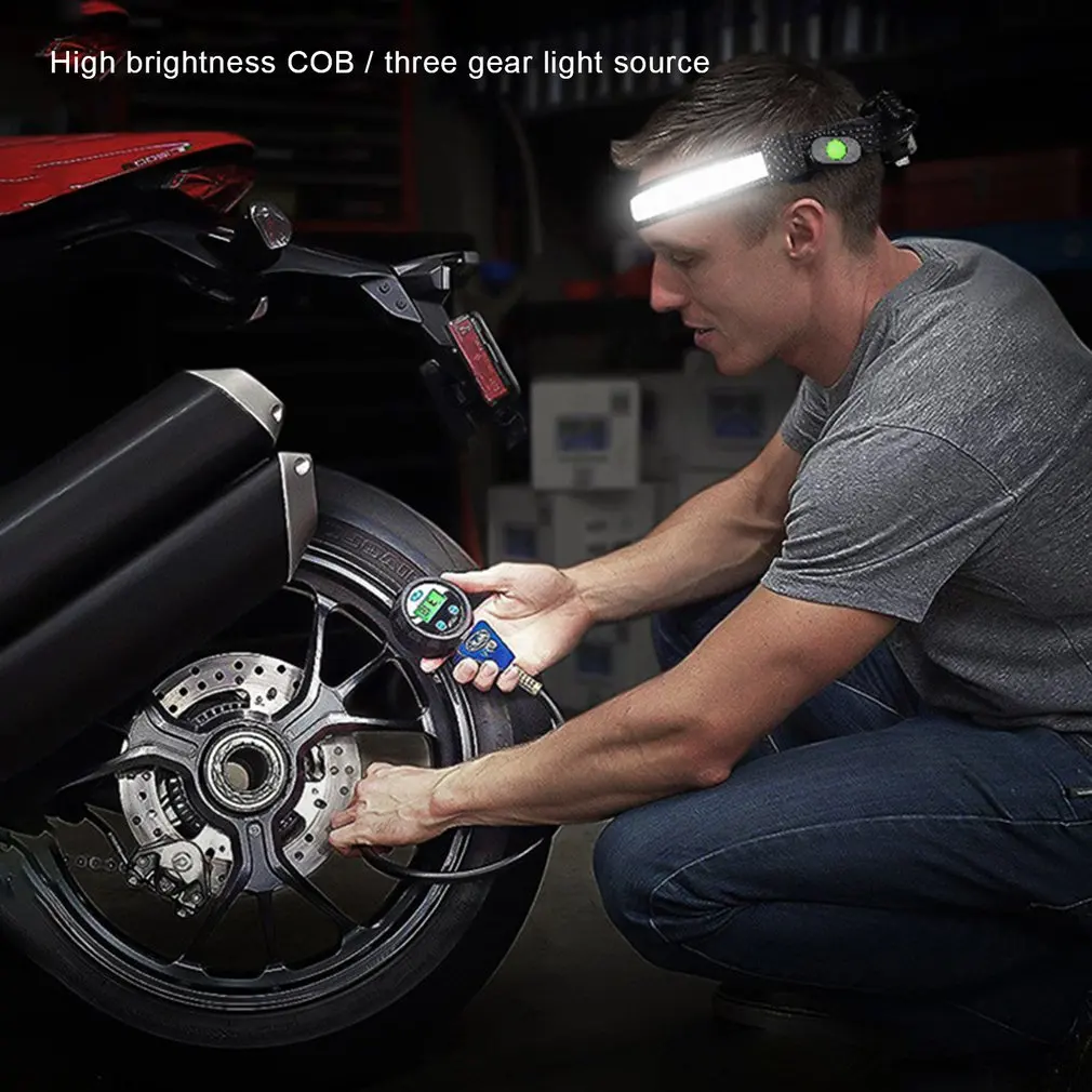 

350 LM Portable mini Outdoor Fishing Headlamp Light And Soft Riding Headband Lamp Waterproof Emergency Flashlight