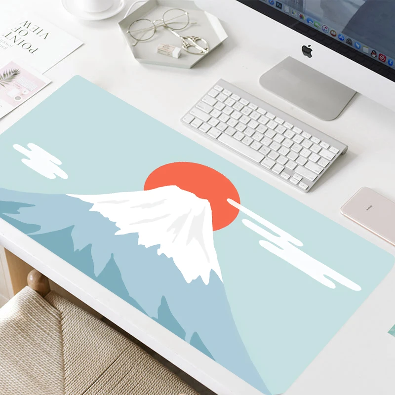 

fuji Mousepad Gaming Mouse Pad Large Mousepad Gamer Computer Mouse Mat 900x400 Big Desk Pad Mat non-skid keyboard mouse pad mat
