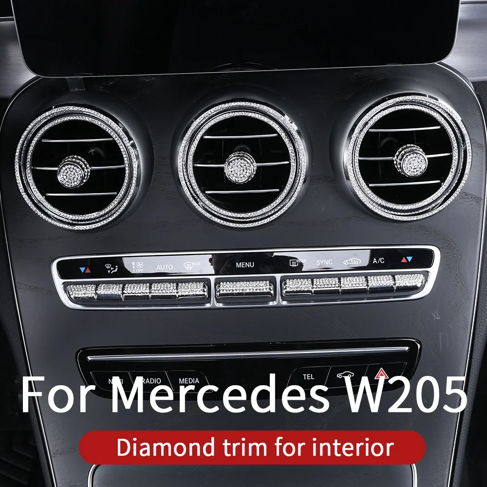 

Стартовое кольцо зажигания для Mercedes w205 amg/Внутренняя отделка c63 mercedes c class w205 аксессуары Mercedes glc x253 /amg coupe