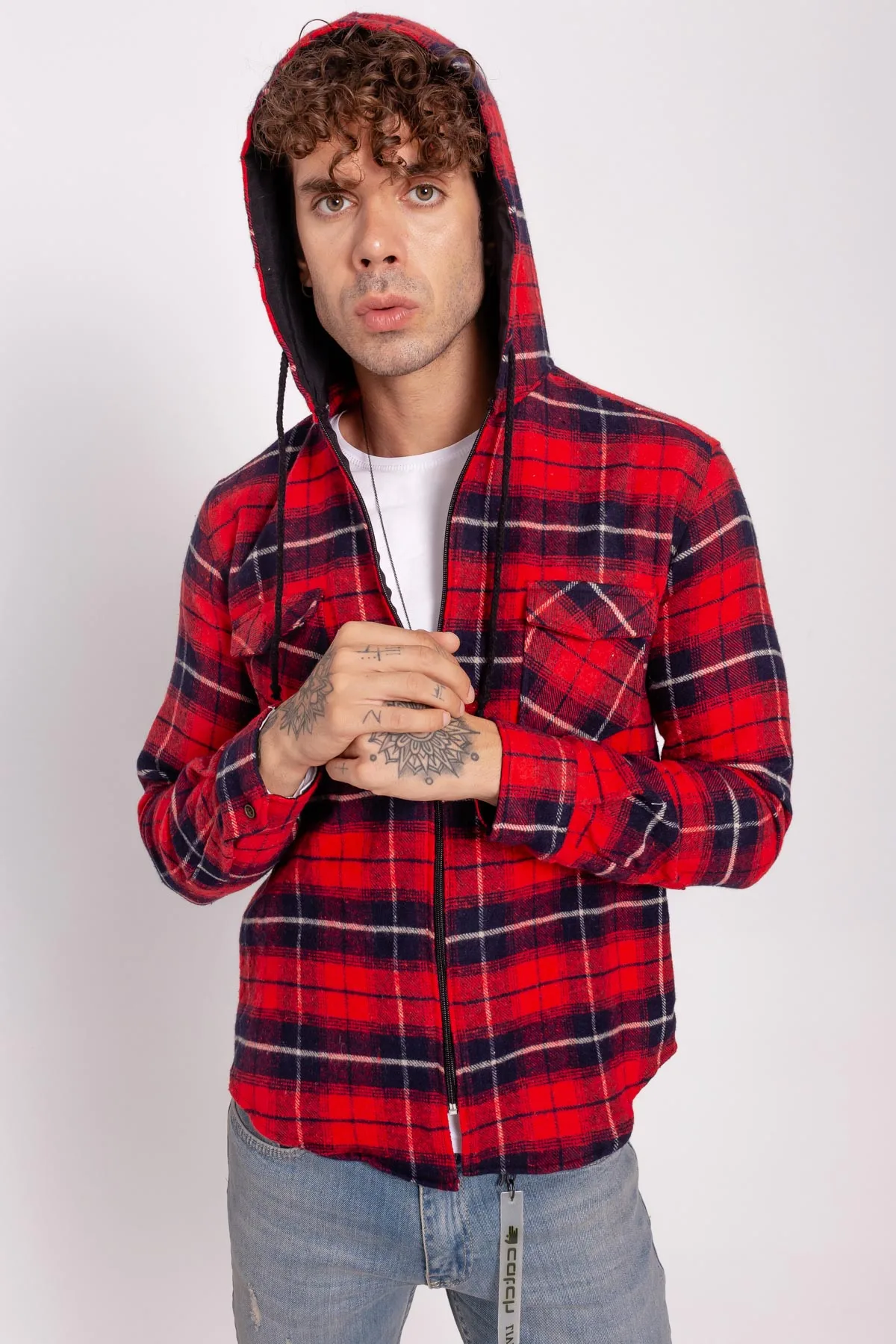 

Men's Slim Fit Plaid Pattern Lumberjack Shirt Cotton Casual Modern Sweatproof Protective Trendy Quality Four-Season Shirt