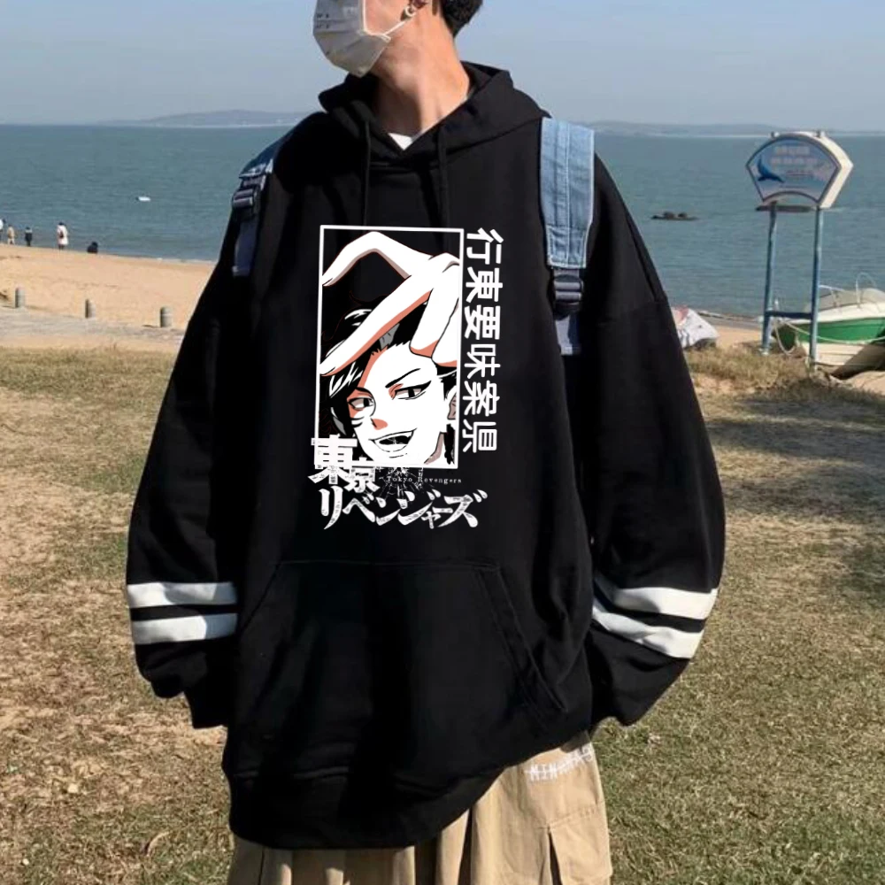 

Tokyo Revengers Hot Anime Hoodie Pullovers Tops Loose Winter Tops