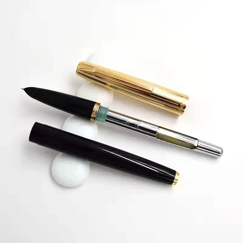 

Old Stock Wing Sung 730 Fountain Pen Plastic Ink Pen Fine Nib Aerometric Filler Stationery Office School Supplies Writing Gift