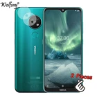 2 шт нано-стекло для камеры для Nokia 7,2, защита экрана объектива для Nokia 7,2, полностью клеящаяся крышка, пленка для объектива камеры для Nokia 7,2, 6,3 дюйма