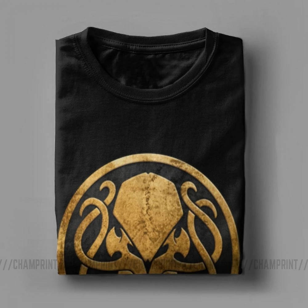 Мужские футболки с коротким рукавом Call Of Cthulhu Забавные круглым вырезом 6XL|Мужские