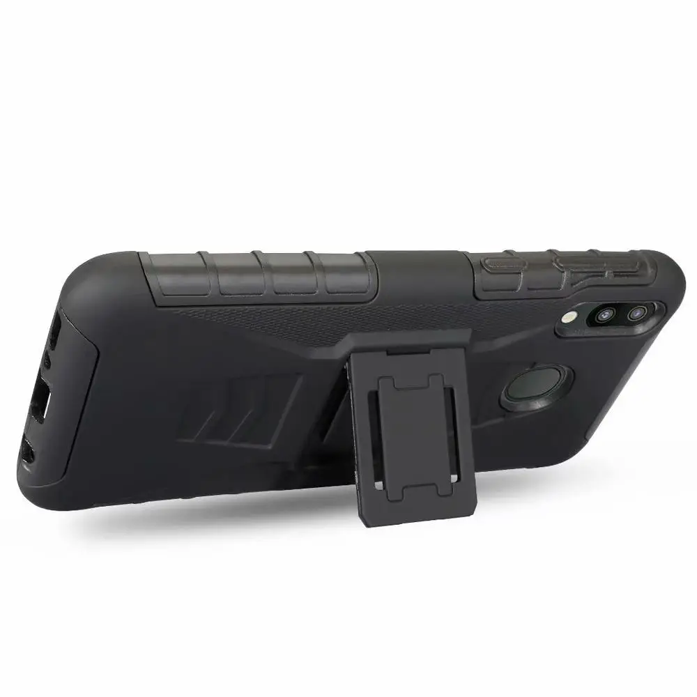 Ударопрочный Прочный прочный Чехол подставка с зажимом для ремня Xiaomi Redmi Note