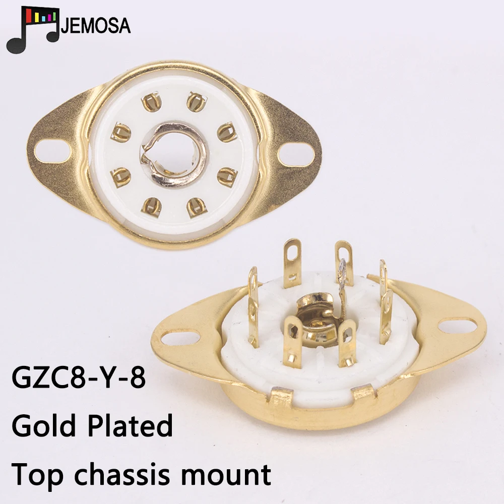 1 шт. 8Pin керамическая Трубная розетка крепление на шасси электронная трубка 4P1S 2J27