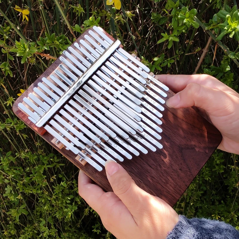 

Клавиатура Kalimba Mbira 17/21/30 клавиш, ручная работа, 34 клавиши, Двухслойное хроматическое пианино, черная ореховая древесина, музыкальные инструм...