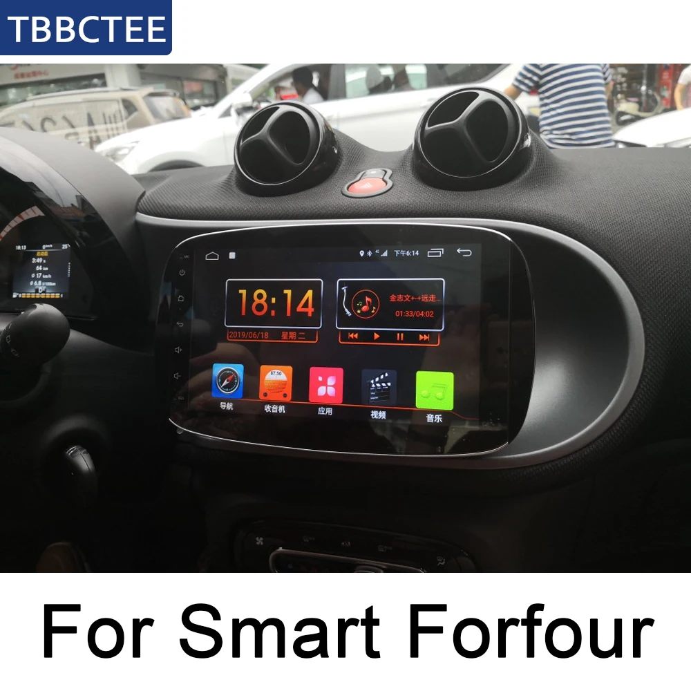 Автомобильный мультимедийный проигрыватель Smart Forfour 2014 ~ 2019 Android автомобильный с