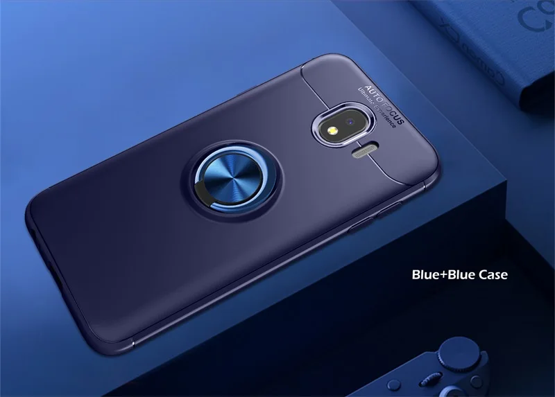 Для samsung Galaxy J4 чехол funda противоударный бампер Защита для samsung J 4 J400 J400F J400G задний чехол s coque 5,5" - Цвет: Blue