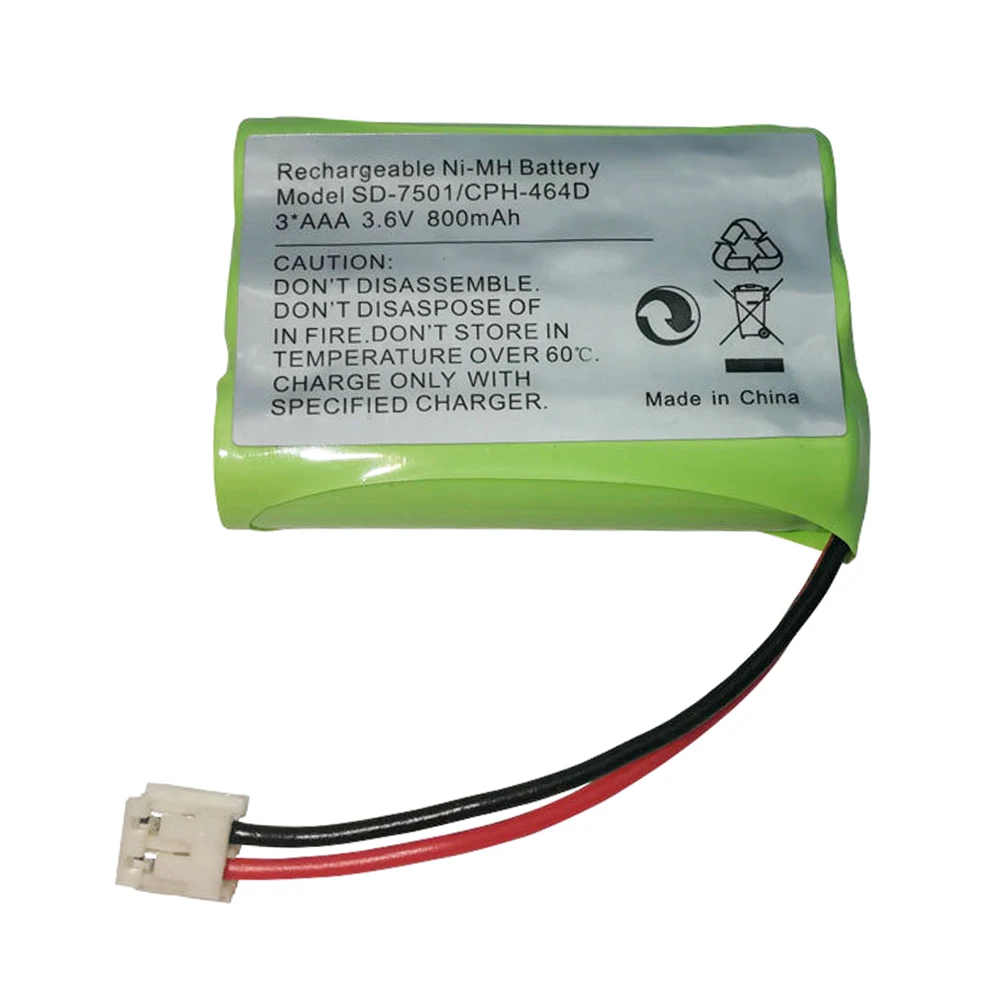 Ni mh аккумулятор 3 6 В 800 мАч для SD 7501 V Tech 89 1323 00 AT & T Lucent 27910 CPH 464D * AAA запасная