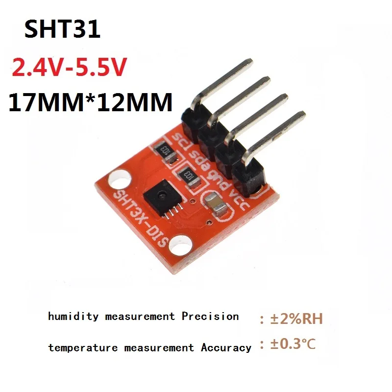 Модуль датчика температуры и влажности SHT30 SHT31 SHT35 цифровой модуль связи I2C с
