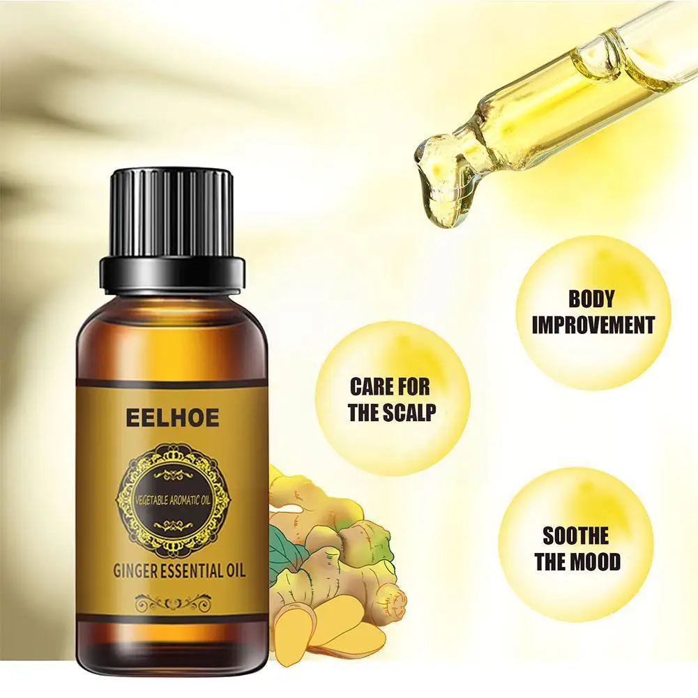 

Натуральное имбирное масло 10 мл, растительное массажное масло, антивозрастное эфирное масло для ароматерапии, стимулирует метаболизм, масс...