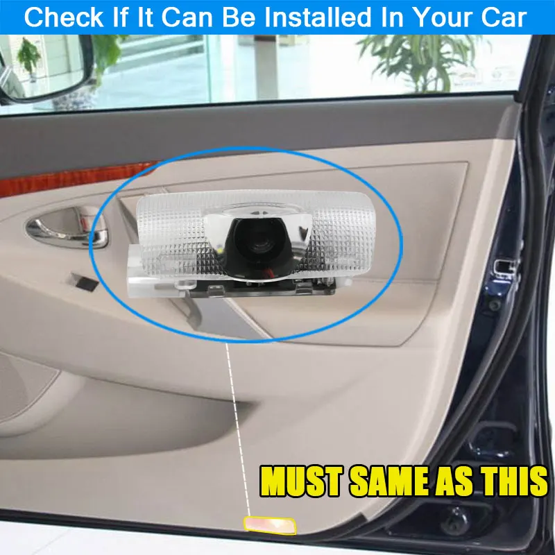 2 шт. led дверь логотип светильник для Toyota HighLander 2011 2019 лазерный проектор Ghost Shadow