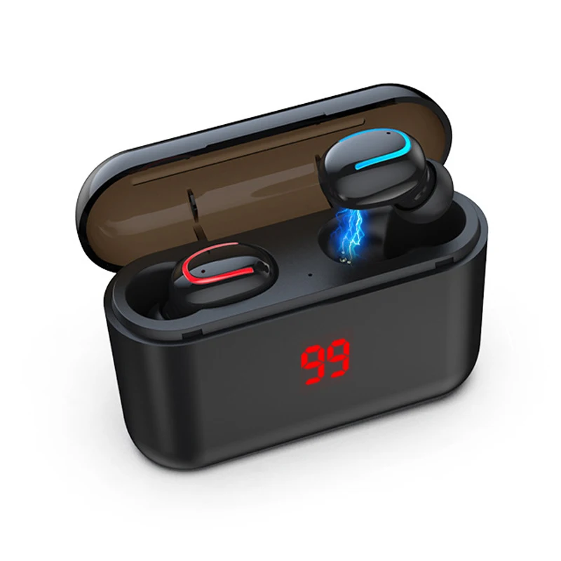 Высокое качество настоящий стерео звук Q32 BT 5 0 TWS 1500 мАч Power Bank водонепроницаемые
