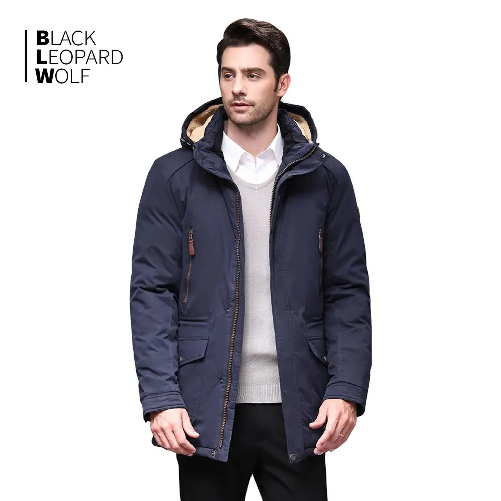 Blackleopardwolf 2019 Зимний мужской пуховик модное пальто аляска мужская ветрозащитная