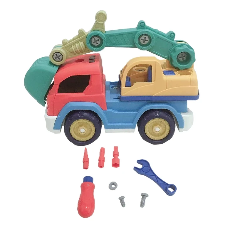 

DIY Nut Disassembly Engineering Vehicle Model Construction Set Early Educational XX9E