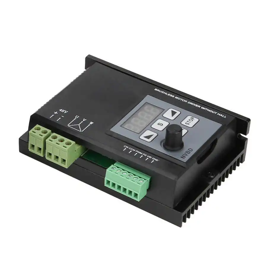 

400W 48V Brushless Spindle Motor + NVBDL Driver Kit ER8 without Hall for CNC Machine