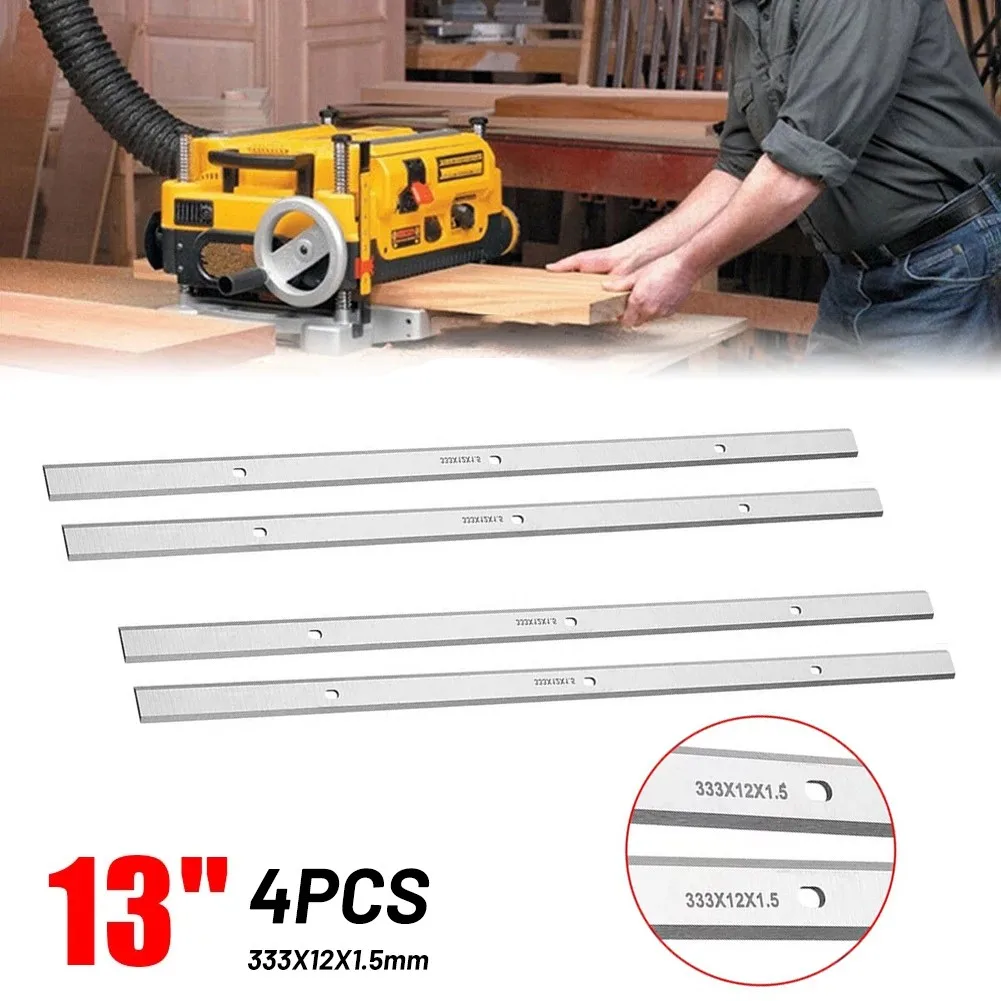 

4pcs13" HSS Planer Blades Replaceable Industrial Electric Wood Tool For Delat 13" Planer 22-580 & TP300
