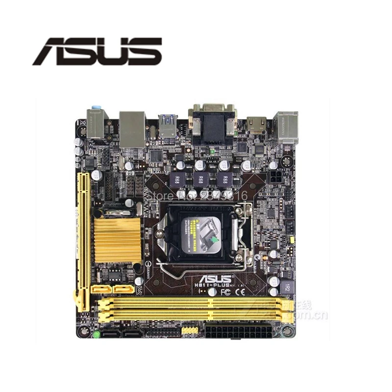 Встраиваемый компьютер формата Mini ITX HTPC 17*17 гнездо LGA1150 USB3.0 SATA3 для ASUS H81I PLUS