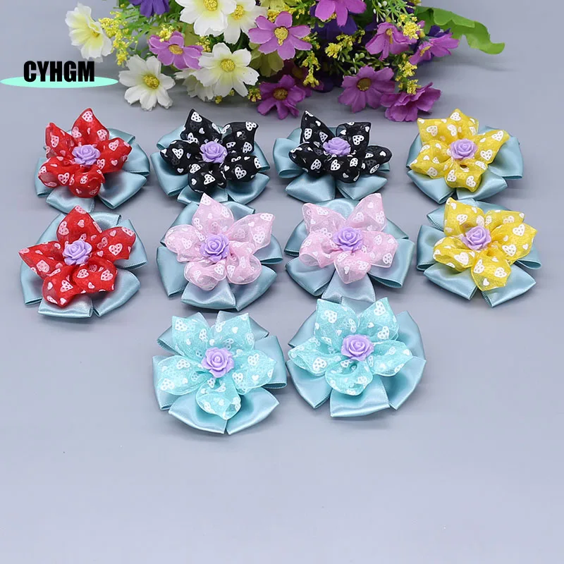 

wholesale new ribbon hair clips hair accessories for girls kawaii kids hairpins cute spinki do wlosow Barrettes S05-6