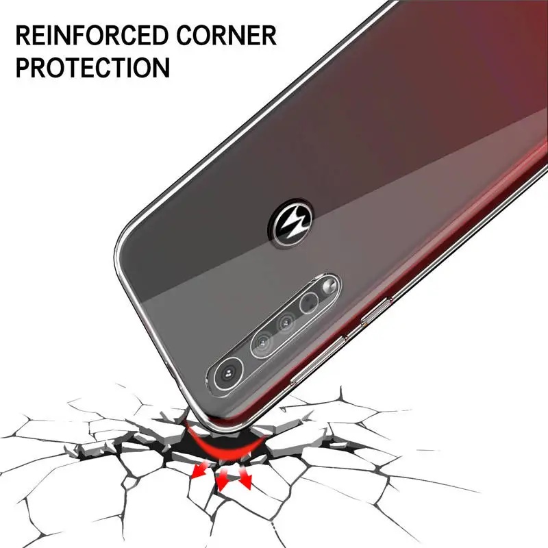 Чехол для Moto G8 Plus мягкий силиконовый прозрачный ТПУ чехол телефона Motorola G 8 G8Plus Play