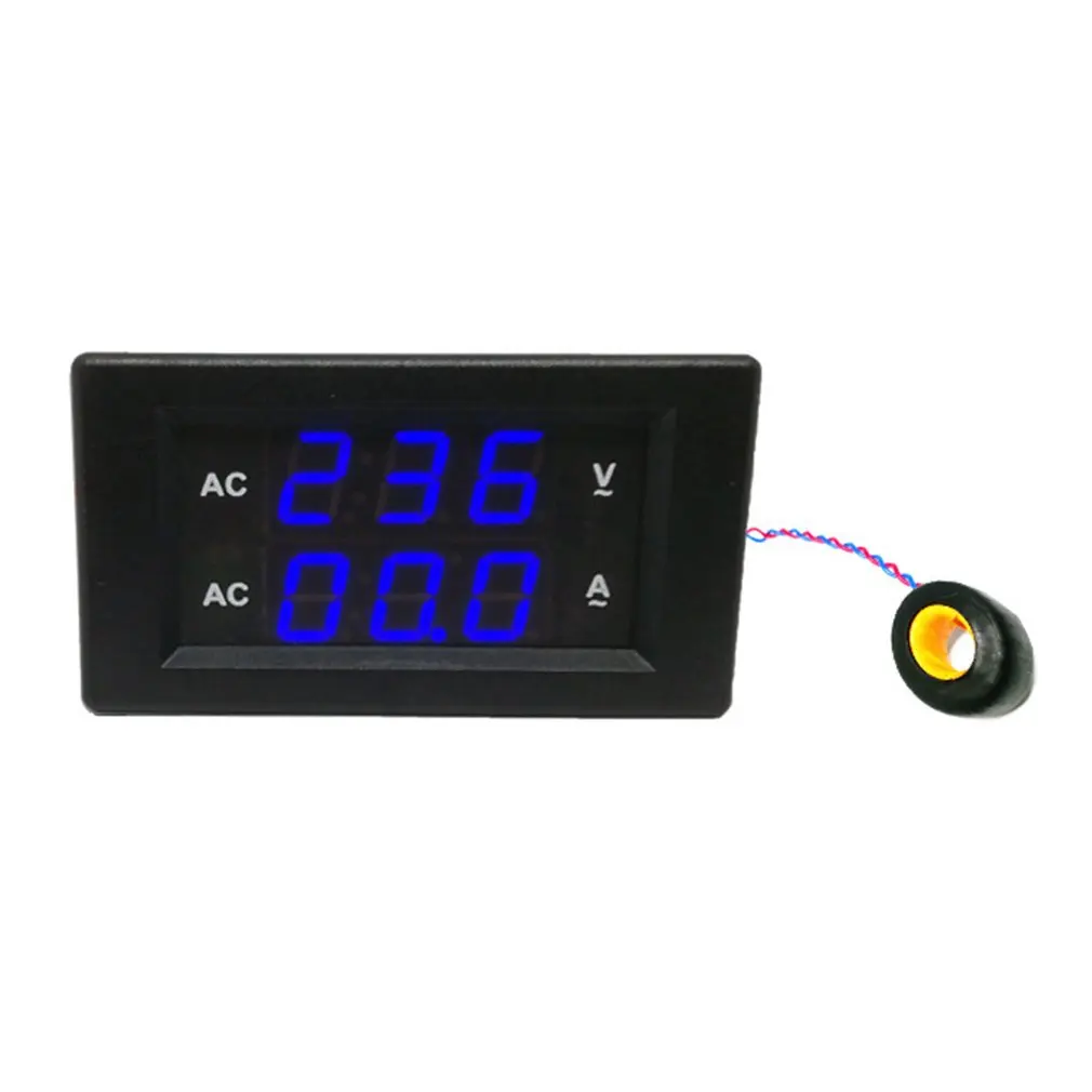50A AC Digital Dual LED Display Voltmeter Ammeter Amp Volt Voltage Current Meter Tester High Precision | Инструменты