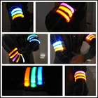 Светоотражающий сигнальный фонарь для бега, 8 цветов, с USB-зарядкой