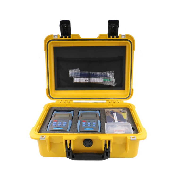 

FCST210407 Deluxe Quad Optical Loss Fiber Optic Test Toolkits For FTTH FTTX Telecom Network Repair And Accepting