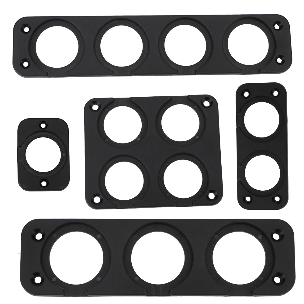 Cart Mount Holder Car Usb Panel Charger Switch Voltmeter Mounting Plate