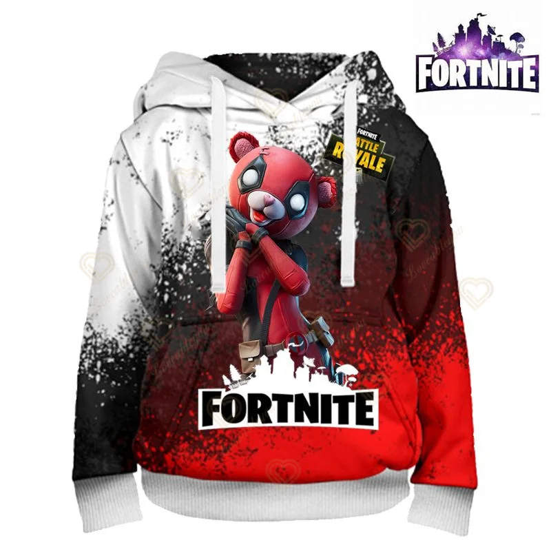 

Fortnite Sweatshirts Hoodies Men Women Boys Girls 3D Printed Long Sleeve Fashion Casual Hooded Streetwear Kids Pullover