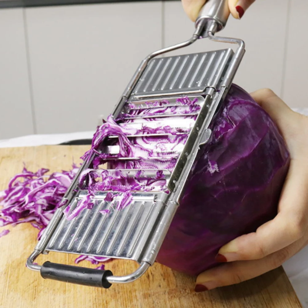 

Multi-Purpose Vegetable Slicer Peeler Stainless Steel Grater Shredder Cutter