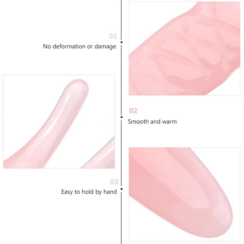 

1PC Natural Resin Beeswax Nose Massager Two-Pronged Nose Scraper V Face Thin Face Hand Massage Tool