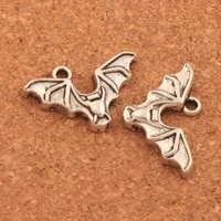 bat with open wings spacer charm beads 200pcs zinc alloy pendants alloy jewelry diy l979 15 8x23 9mm