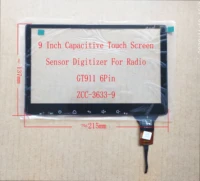 9 inch capacitive touch screen digitizer sensor for kia hyundai ford 215136 6mm gt9119271928 6pin zcc3633 9 zp2182 zcc4478
