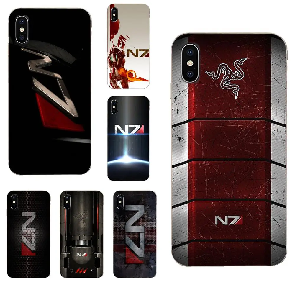 Аниме Mass Effect N7 для Xiaomi Redmi Note 2 3 3S 4 4A 4X 5 5A 6 6A Pro Plus мягкий силиконовый прозрачный
