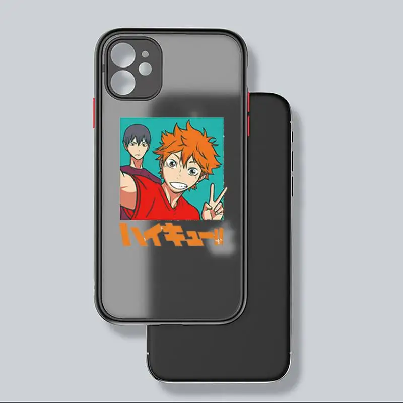 

Haikyuu Hinata attacks Anime Phone Case For iphone 12 11 8 7 plus mini x xs xr pro max matte transparent cover