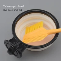 1 pcs barbershop retractable hair coloring bowl hairbrush dye mixing bowl foe salon hair styling tool accessories