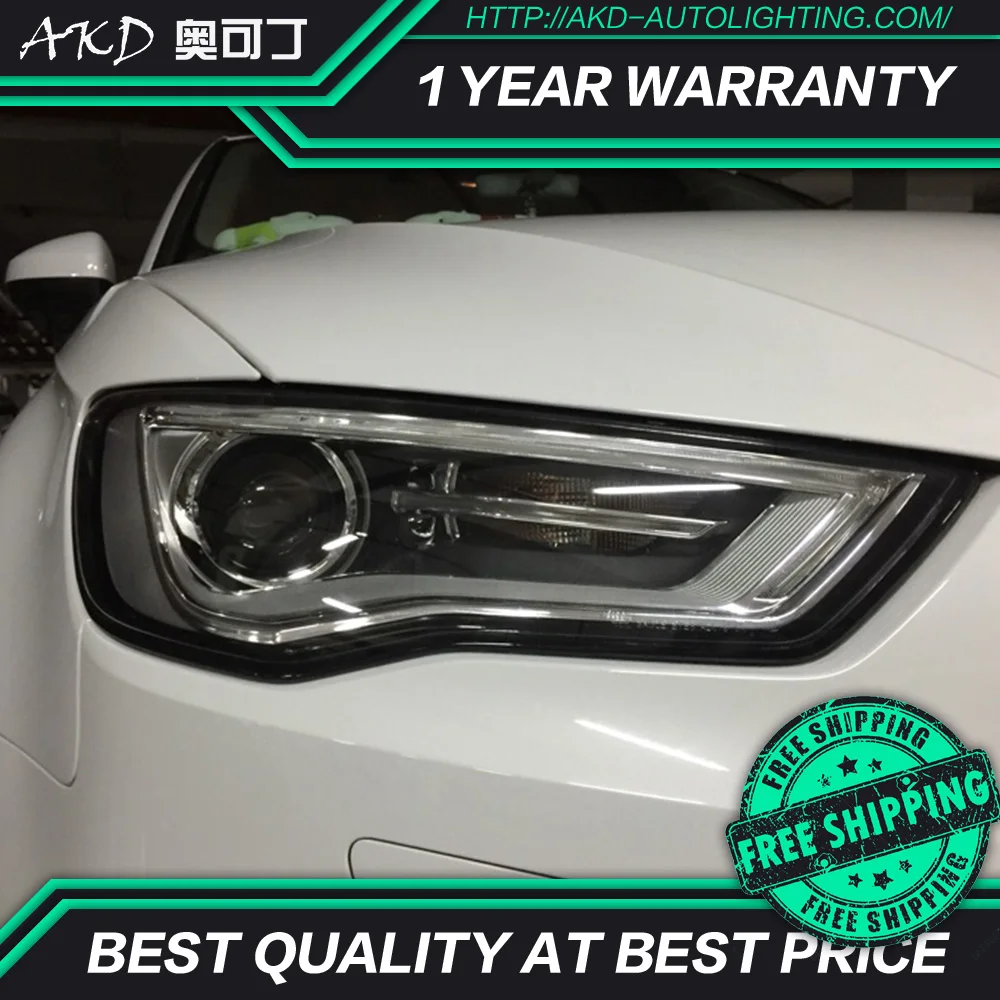 АКД автомобильного тюнинга светодиодные фары для Audi A3 2013-2016 DRL Противотуманные