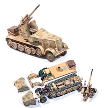 1 / 72 SD. Немецкая полугусеничная тележка 8 типов DB9 с 88 мм