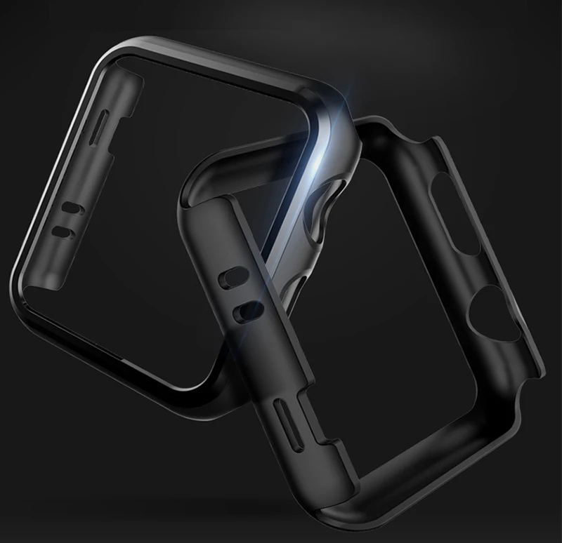 Чехол+ Защитная пленка для Apple watch band 44 мм 40 мм 42 мм 38 мм Гидрогелевая пленка оболочка защита iwatch 4 3 2 1 Аксессуары