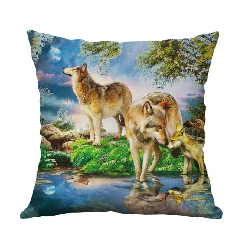 Декоративный чехол для диванной подушки 8 дюймов в скандинавском стиле с принтом