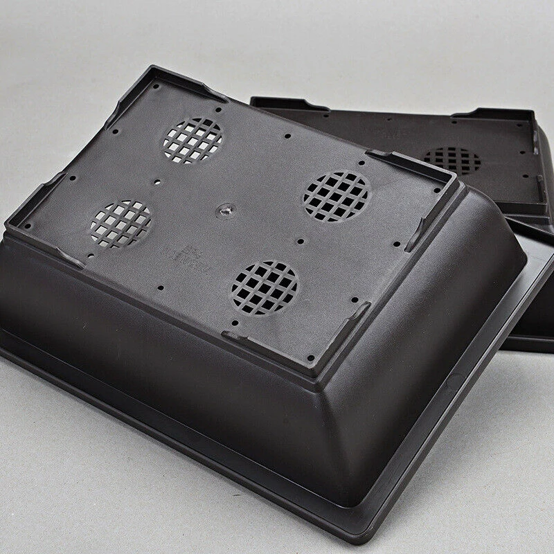 Цветочные растения горшки блюдце набор пластиковый бонсай Детский горшок сад