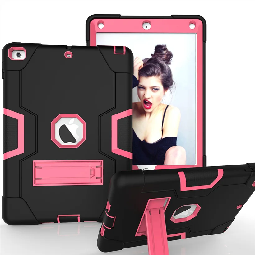 Shockproof Fundas For iPad 2018 9.7 inch 6th Gen Generation Case New Tablet With Desktop Holder Cover | Компьютеры и офис