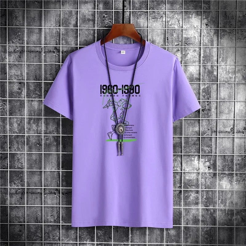 

Summer new green line people printing 100% cotton T-shirt Summer breathable size S-5XL men's T-shirt O-neck breathable