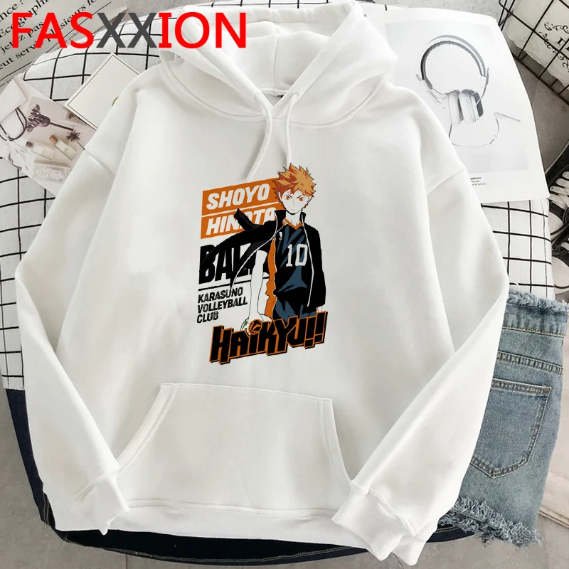 

Худи Haikyuu мужское в стиле аниме, свитшот с принтом в стиле Харадзюку, хип-хоп, y2k