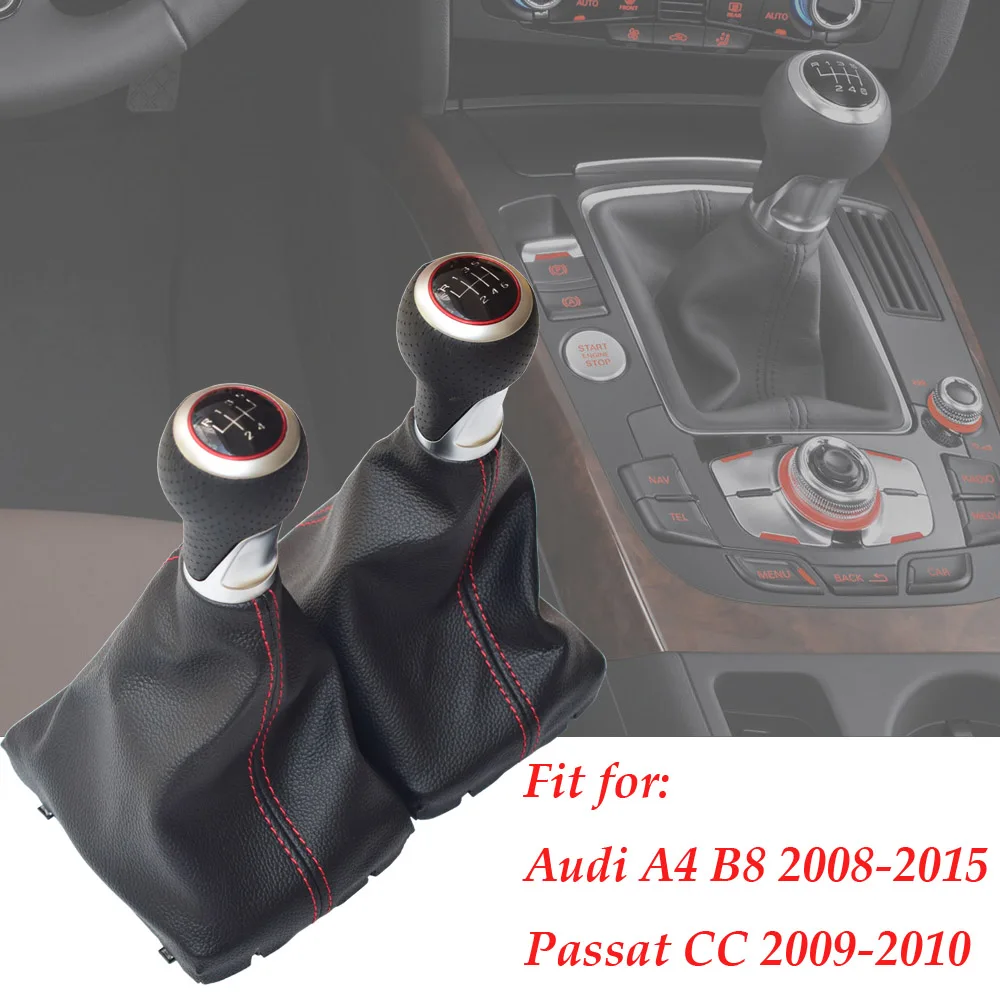 5/6 скоростная кожаная красная ручка переключения передач хромированная женская