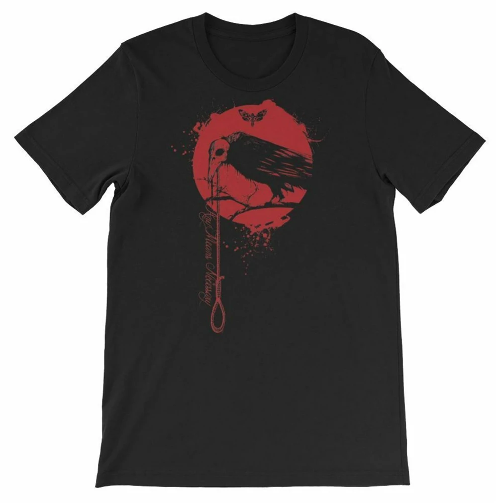 Супергерой Ворон Эдгар Алан по Темный арт жуткий мода уличная S 2XL Топы Футболка