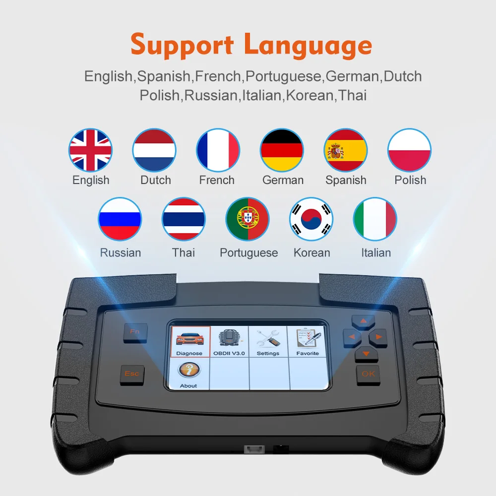 Профессиональный OBD2 сканер ANCEL FX6000 TPMS ABS DPF тестер масляного отдыха батарея полная