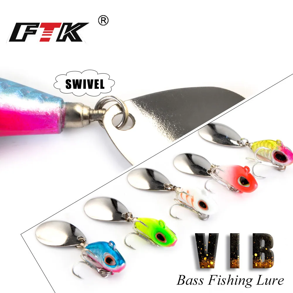 

2021 ложка новый летний ФТК бас рыбалка приманка Поворотная взломать 10g/15g 3D-eye AD-острый крючок