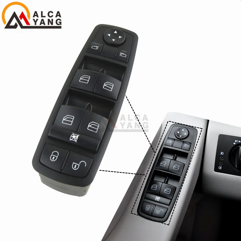 

For Mercedes Benz A B GL M R Class W245 W169 A150 B200 X164 2004-2012 Electric Power Window Master Switch A1698206610 1698206610